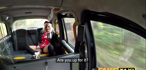  Fake Taxi Festive taxi fuck and facial finish for busty blonde